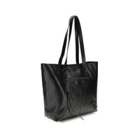 Balenciaga Black Lamb Ovis Aries Aries Shoulder Bag