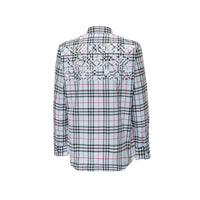 Burberry Blue Cotton Dress Shirt