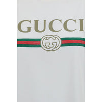 Gucci White Cotton T-Shirt