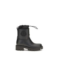 Moncler Black Pvc Rain Boots