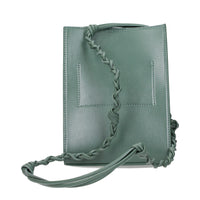 Jil Sander Green Leather Crossbody Bag