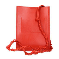 Jil Sander Red Leather Crossbody Bag
