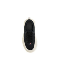 Moncler Black Polyamide Athletic Sneakers