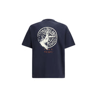 Stone Island Blue Cotton Sportswear