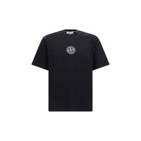 Stone Island Black Cotton T-Shirt