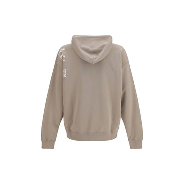Off-White Beige Cotton Sweatshirt