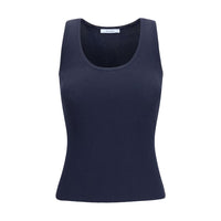 Max Mara Blue Viscose Tank Tops