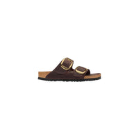 Birkenstock Brown Leather Flat Sandals