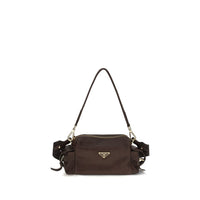 Prada Brown Napa Leather / Calf Bos Taurus Shoulder Bag