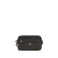 Valentino Garavani Black Calf Leather Bos Taurus Wallet