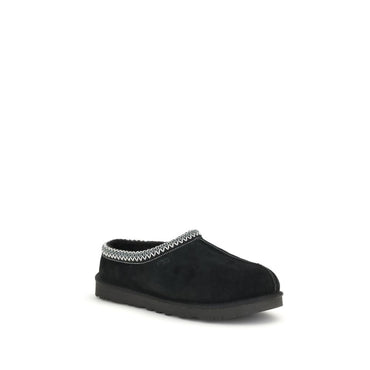 UGG Black Leather Moccassin