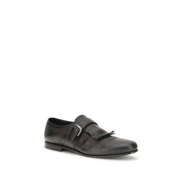 Church's Black Calf Leather Bos Taurus Slip-On Loafers