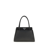Prada Black Calf Leather Bos Taurus Handbag