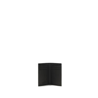 Prada Black Calf Leather Bos Taurus Wallet