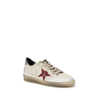 Golden Goose White Calf Leather Bos Taurus Low Top Sneakers