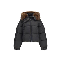 PINKO Brown Goose Down Full-Length Jacket