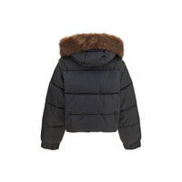 PINKO Brown Goose Down Full-Length Jacket