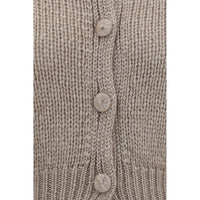 Forte_Forte Beige Silk Cardigan