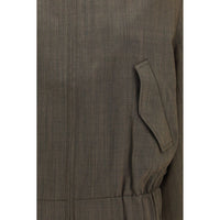 Ganni Bicolor Wool Oves Aries Bomber