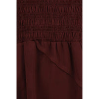Ganni Bordeaux Acetate Casual Dress