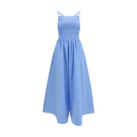 Ganni Blue Cotton Casual Dress