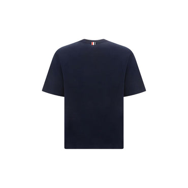 Thom Browne Blue Cotton T-Shirt