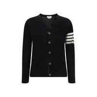 Thom Browne Black Wool Oves Aries Cardigan