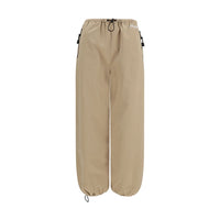 Miu Miu Beige Cotton Athletic Pants