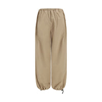 Miu Miu Beige Cotton Athletic Pants