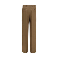 Prada Brown Wool Oves Aries Dress Pants