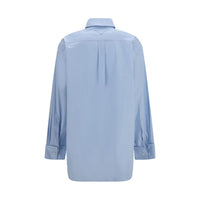 Prada Blue Cotton Shirt