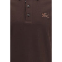 Burberry Brown Cotton Polo Shirt