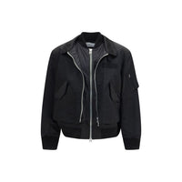 Sacai Black Cotton Bomber