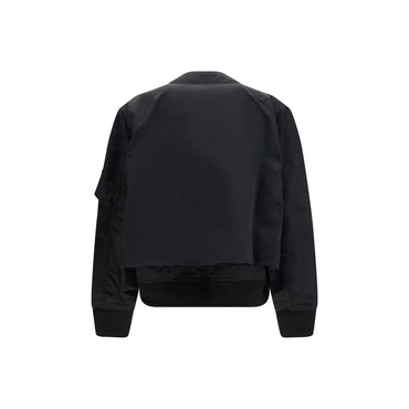 Sacai Black Cotton Bomber