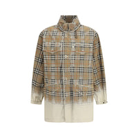 Burberry Beige Cotton Parka
