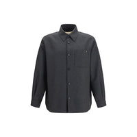 Valentino Garavani Gray Polyester Full-Length Jacket