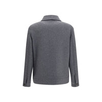 Valentino Garavani Gray Wool Oves Aries Jacket