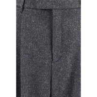 Valentino Garavani Gray Wool Oves Aries Pants