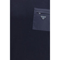 Prada Blue Wool Oves Aries Sweatshirt