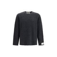 Golden Goose Gray Wool Oves Aries Sweatshirt