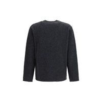 Golden Goose Gray Wool Oves Aries Sweatshirt