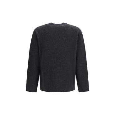 Golden Goose Gray Wool Oves Aries Sweatshirt