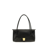 Marni Black Calf Leather Bos Taurus Shoulder Bag