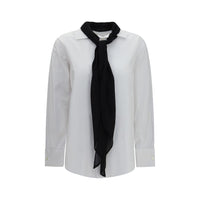 Sacai White Polyester Dress Shirt