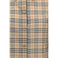 Burberry Beige Cotton Pattern Shirt