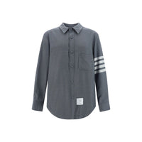 Thom Browne Gray Wool Oves Aries Dress Shirt