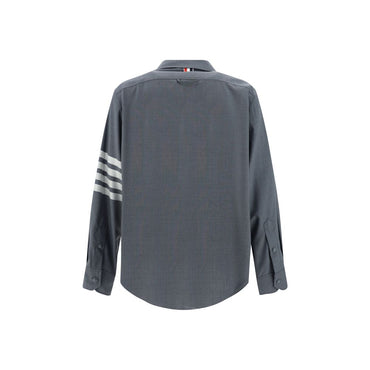 Thom Browne Gray Wool Oves Aries Dress Shirt