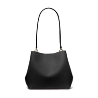 Michael Kors Black Canvas Shoulder Bag