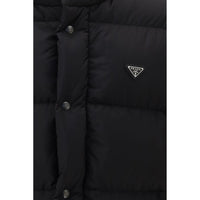 Prada Black Goose Down Full-Length Jacket