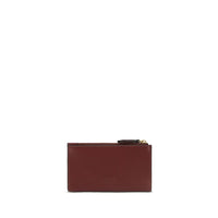 PINKO Bordeaux Calf Leather Bos Taurus Wallet